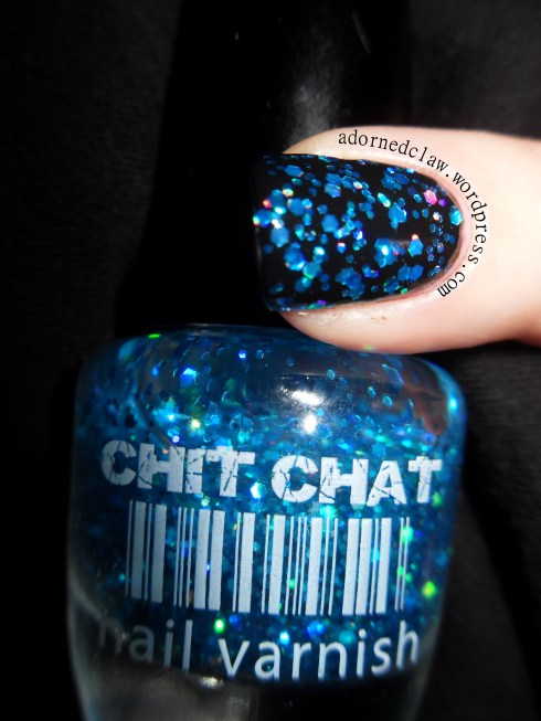 Chit Chat Ariel Blue Holographic Polish