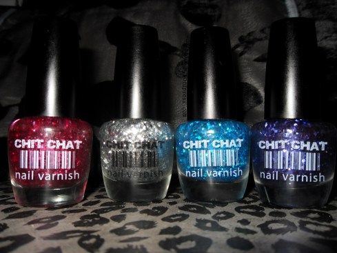 Chit Chat Glitter Polishes