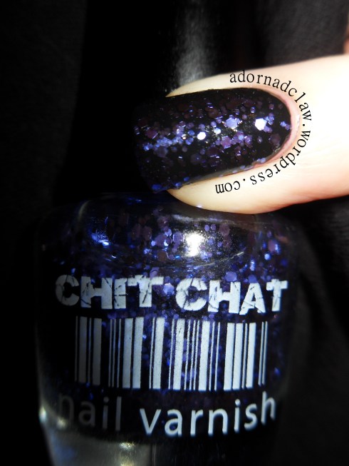 Chit Chat Violet Glitter