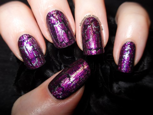 OPI Shatter Layered Nail Art