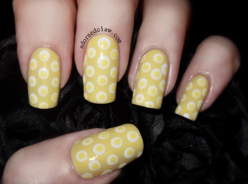 Got Polish Challenge Yellow nail Art