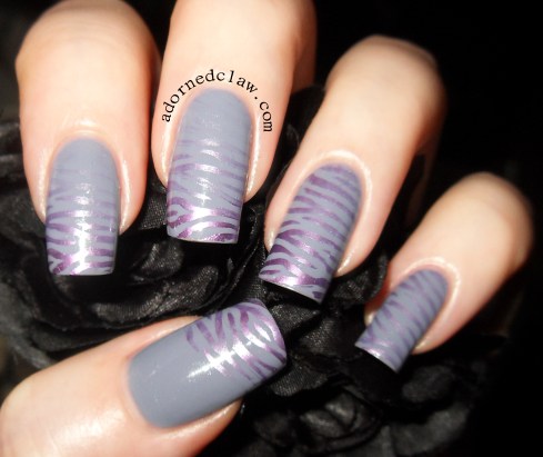 Zebra Print Nails!