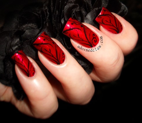 Delicate Print Nails