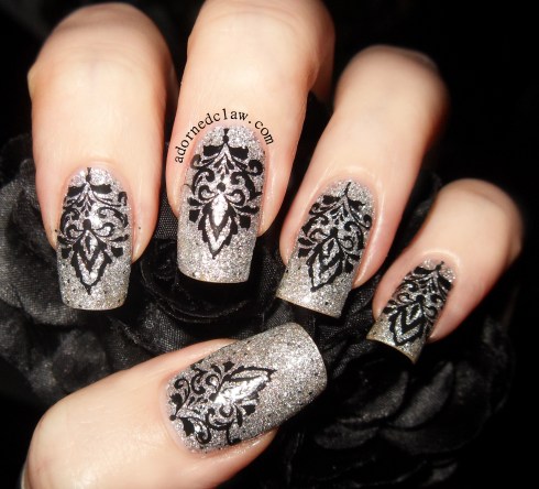 Glitter Nail art Rimmel Shooting Star