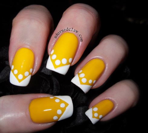 Maybelline Electric Yellow and China Glaze White On White