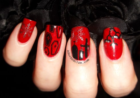 Leighton Denny Vamp and Orly Dazzle for the details