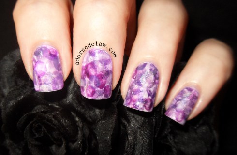 Purple Nimbus Nails