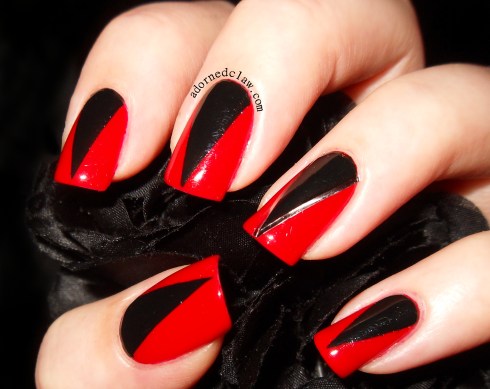Come to Bed Red from Butter London and  Barry M Black