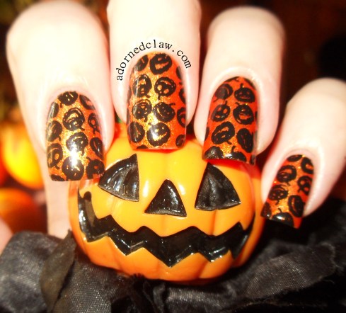 Pumpkin nails