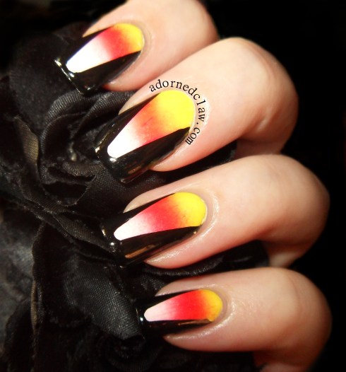 Candy Corn Nails