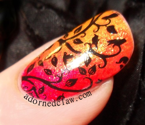 Autumn Leaves Nail Art