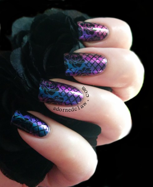 Birefringence stamped with Moyou Gothic 03