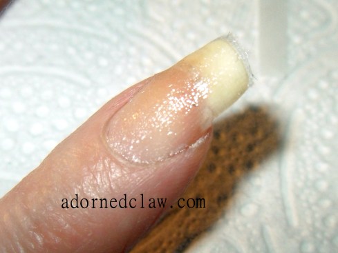 Glue over fiberglass