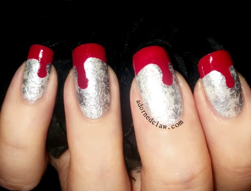 Perchta inspired nail art